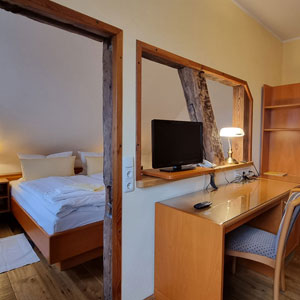 Doppelzimmer im Hotel Peenebrücke in Wolgast